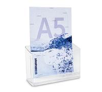VITAdisplays® NE-160 Table Brochure Holder DIN A5 Transparent