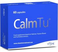 Vitae CalmTu 60 capsules | Valerian, Passionflower and California Poppy | Stress and Anxiety Management | Tranquilizing effect | No side effects | Natural Ingredients