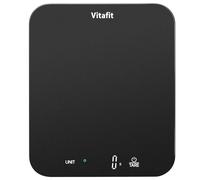 Vitafit 33lb/15kg Food Scales in High Precision 0.1oz/1g, Our Own Kitchen Scales Professional Factory SINCE 2001, digital scales for Cooking & Baking, LED, 3*AAA Battery, Spray Silver Black