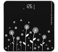 Vitafit Weighing Scales Body Weight, High Precision in 0.1lb Assured by Bathroom Scales Professional Factory SINCE 2001, White LED and Step-On, 3*AAA Batteries Included, 28st/400lb, Black