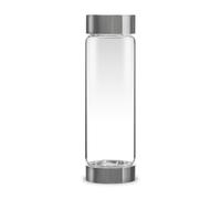 VitaJuwel Bottles with Gempod Crystals Gemstone Infused Bohemian Glass Gemwater Glass Bottle - Enhances and Structures Drinking Water