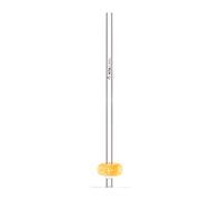 VitaJuwel Crystal Straw | Orange Calcite - Eco-Friendly Resuable Glass Straw with Genuine Gemstone for Positive Energy Water
