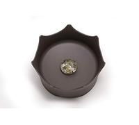 VitaJuwel Crystal Water Bowl for Pets - slate grey