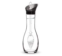 VitaJuwel Era Diamonds | Crystal Water Carafe with Genuine Diamond Slivers (4ct.) & Clear Quartz