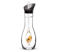 VitaJuwel Era Happiness | Crystal Water Carafe with Carnelian, Jade, Orange Calcite & Clear Quartz