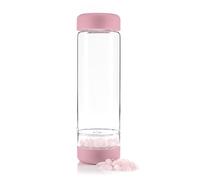 VitaJuwel inu! ROSE The Original DIY Crystal Water Bottle with Rose Quartz