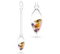 VitaJuwel PRANA | Gemstone bottle with amethyst, rock crystal, chalcedony, amber and petrified wood for mindfulness and inner balance