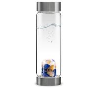 VitaJuwel ViA INSPIRATION - Crystal Water Bottle with Lapis Lazuli & Rutilated Quartz - Creativity, Focus & Dedication