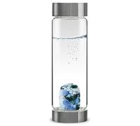 VitaJuwel ViA MOMENTUM | Crystal Water Bottle with Moss Agate, Aquamarin and Milk Opal