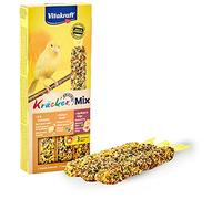 Vitakraft -21229 Kräcker Trio Mix (Egg grass seeds / Apricot fig / Sesame honey) Canaries -80g