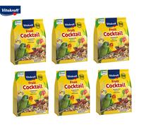 VITAKRAFT 6 X 250G FRUIT COCKTAIL BIRD FOOD TREATS COCKATIEL PARROT FRUITS