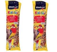 VITAKRAFT Cockatiel Treat Fruit Sticks 2pk x2 Australian Treat Almond Fig Kracker