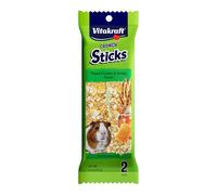 Vitakraft Crunch Sticks Guinea Pig Chewable Treats - Grain and Honey - Supports Healthy Teeth