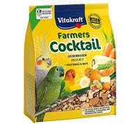 Vitakraft Farmers Cocktail With Vegetables & Nuts 250g (Single Packet) - For Parrots & Parakeets