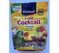 Vitakraft Fruit Cocktail With Fruits & Nuts 250g (Single Packet) - For Parrots and Parakeets