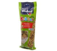 VITAKRAFT Hamster Treat Fruit Sticks Tasty Boredom Breakers 2 Pack Food Kracker