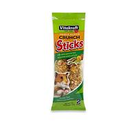 Vitakraft Hamster Whole Grains & Fruit Treat Sticks 2 Pack, 4 Ounce