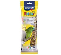 Vitakraft Kracker FEATHER CARE 2 STICK PACK for COCKATIEL SMALL PARROTS etc Cockatiels With Vitamins and Minerals NO ADDED SUGAR