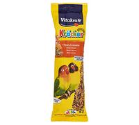 Vitakraft Kracker Treat Sticks for Lovebirds with Honey and Sesame, 2pk, Case of 5