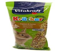 Vitakraft Kräcker Rabbit Popcorn-Honey Stick 2Pk (Pack Of 5)