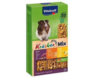 Vitakraft Kräcker Trio-Mix Guinea Pig - Nuts, Honey & Lemon - 3 Pieces