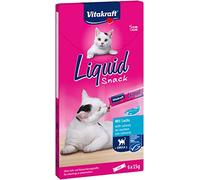 Vitakraft Cat Liquid Snack with Salmon & Omega-3 - 6 x 15g