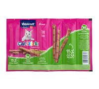 Vitakraft Mini Cat Sticks - 6 x 6g - Chicken & Cat Grass