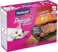 VITAKRAFT Multipack Deluxe Jelly Assortment for Cats 6 x 85 g Pack of 1