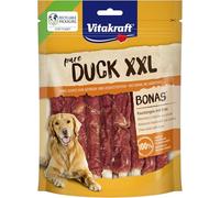 Vitakraft Pure Duck XXL Bonas Dog Snacks, Duck Meat Sticks, Dog Training Snacks, No Added Sugars and Cereals (1 x 200g)