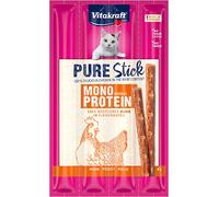 Vitakraft Pure Stick, Cat Treat, Meaty Stick with Chicken, Single Sticks, Also for Nutrition-Sensitive Cats, No Sugar Added (1 x 20 g)