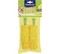 Vitakraft Small Animal Golden Corn 2 Cobs (Pack of 8, Total 16 Cobs)