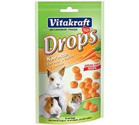 Vitakraft Small Animal Sugar Free Carrot Drops 75g (Pack of 9)