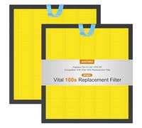 Vital 100S Pet Care Replacement Filter Compatible with LEVOIT Vital 100S and 100S-P Air Purifier, Vital 100S-P Pet Care Filter for Vital 100S-RF-PA, LRF-V102-YUS, 2 Pac