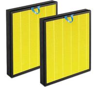Vital 100S Pet Replacement Filter Compatible for Levoit Vital 100S Air Pu-ri-fier, 3 in 1 Filtration,Dust Pet Dander Filter&Pet Odor Activated Carbon Filter, Vital 100S-RF-PA(LRF-V102-YUS), Yellow, 2P