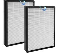 Vital 100S Replacement Filter Compatible with LEVOIT Vital 100S Air Purifier, 3-in-1 H13 Grade True HEPA and High-Efficiency Activated Carbon Filter for Vital 100S-P, Vital 100S-RF, White, 2 Pack