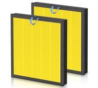 Vital 100S Replacement Filter for LEVOIT Vital 100S-P Air Purifier for Pet Care, High-Efficiency Activated Carbon for Smoke, Odor, Pollen, Vital 100S-RF-PA, LRF-V102-YUS, Yellow