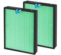 Vital 100S Toxin Absorber Replacement Filter for LEVOIT Smart WiFi Vital 100S Air Purifier, 3-in-1 True HEPA and High-Efficiency Activated Carbon Filters, Part# Vital 100S-RF, 2 Packs