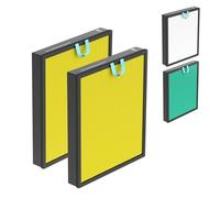 Vital 200S Replacement Filter Compatible with LEVOIT Vital 200S Air Puri-fier，For Households with Pets，3-in-1 H13 True HEPA and High-Efficiency Activated Carbon Filter, Vital 200S-RF，2 Pack,Yellow