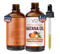 VITAL AFFAIR Batana Oil for Hair Growth 4ml Glass Bottle Cold Pressed 100% Raw Recommended Essential Nutrients for Women and Men, Greenish Yellow
