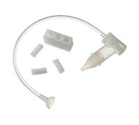 Vital Baby Breathe Easy Baby Nose Sucker - Nasal Decongester- Clear Congestion Safely & Gently | Small Tip, Disposable Filters | BPA, Latex, Phthalate Free | Ages 0m+ |1 Aspirator & 4 Filters