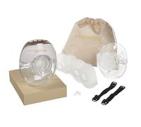 Vital Baby Nurture Flow™ Wearable Breast Pump, Lightweight Hands-Free Slimline Wearable Pump with Powerful Suction, Multiple Modes & Levels, Quiet Portable Design with Milk Collector & Travel Bag
