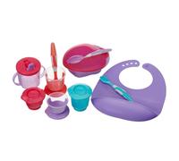 Vital Baby Nourish Complete Baby Weaning Kit 6m+, 10pcs, Essential Weaning Tools, BPA-Free, Safe, for First Solids - Fizz