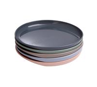 Vital Baby Nourish Perfectly Simple Plates, Stackable, EarthSmart Biodegradable, Microwave & Dishwasher Safe, Durable Plates for Toddlers & Family, BPA-Free, 6m+, 5 Pack