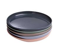 Vital Baby Nourish Perfectly Simple Plates 5pk, Stackable, BPA-Free, EarthSmart Biodegradable, Microwave & Dishwasher Safe, Durable Plates for Toddlers & Family 6m+