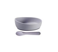 Vital Baby Nourish Silicone Suction Bowl Set - Dusky Mauve