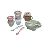 Vital Baby Nourish Complete Baby Weaning Kit 6m+, 10pcs, Essential Weaning Tools, EarthSmart Biodegradable, BPA-Free, Safe & Eco-Friendly for First Solids