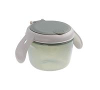 Vital Baby Nourish Toddler Snack Pot 6m+, Green, On-The-Go Snacking, Dual-Lids, Soft Silicone Slatted Lid, Easy-Grip Handles, EarthSmart Biodegradable, BPA-Free
