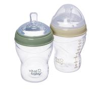Vital Baby Nurture Breast-Like Baby Feeding Bottles 240ml 2 Pack