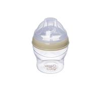 Vital Baby Nurture Breast-Like 0m+ Baby Feeding Bottles, 150ml 1pk, Self-Sterilising in 3 Mins, Triple Anti-Colic Valves, Slow Flow Teats, EarthSmart Biodegradable, BPA-Free