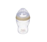 Vital Baby Nurture Breast-Like 0m+ Baby Feeding Bottles, 240ml 1pk, Self-Sterilising in 3 Mins, Triple Anti-Colic Valves, Slow Flow Teats, EarthSmart Biodegradable, BPA-Free